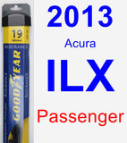 Passenger Wiper Blade for 2013 Acura ILX - Assurance