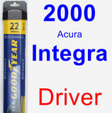 Driver Wiper Blade for 2000 Acura Integra - Assurance