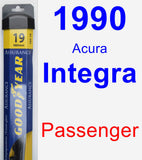 Passenger Wiper Blade for 1990 Acura Integra - Assurance
