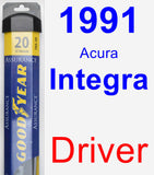 Driver Wiper Blade for 1991 Acura Integra - Assurance