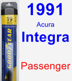 Passenger Wiper Blade for 1991 Acura Integra - Assurance