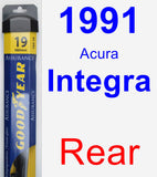 Rear Wiper Blade for 1991 Acura Integra - Assurance