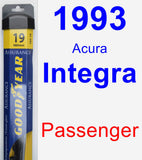 Passenger Wiper Blade for 1993 Acura Integra - Assurance