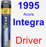 Driver Wiper Blade for 1995 Acura Integra - Assurance