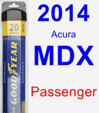 Passenger Wiper Blade for 2014 Acura MDX - Assurance