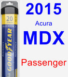 Passenger Wiper Blade for 2015 Acura MDX - Assurance