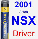 Driver Wiper Blade for 2001 Acura NSX - Assurance