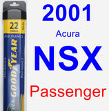 Passenger Wiper Blade for 2001 Acura NSX - Assurance