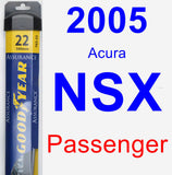 Passenger Wiper Blade for 2005 Acura NSX - Assurance