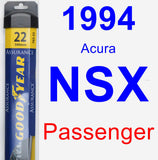 Passenger Wiper Blade for 1994 Acura NSX - Assurance