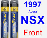 Front Wiper Blade Pack for 1997 Acura NSX - Assurance