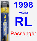 Passenger Wiper Blade for 1998 Acura RL - Assurance
