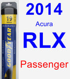 Passenger Wiper Blade for 2014 Acura RLX - Assurance