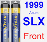 Front Wiper Blade Pack for 1999 Acura SLX - Assurance