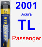 Passenger Wiper Blade for 2001 Acura TL - Assurance