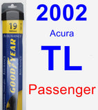 Passenger Wiper Blade for 2002 Acura TL - Assurance