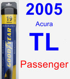 Passenger Wiper Blade for 2005 Acura TL - Assurance