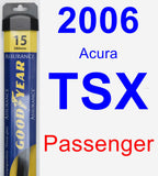 Passenger Wiper Blade for 2006 Acura TSX - Assurance