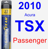 Passenger Wiper Blade for 2010 Acura TSX - Assurance