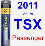Passenger Wiper Blade for 2011 Acura TSX - Assurance