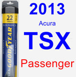 Passenger Wiper Blade for 2013 Acura TSX - Assurance