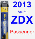 Passenger Wiper Blade for 2013 Acura ZDX - Assurance