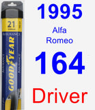 Driver Wiper Blade for 1995 Alfa Romeo 164 - Assurance