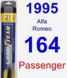Passenger Wiper Blade for 1995 Alfa Romeo 164 - Assurance