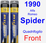 Front Wiper Blade Pack for 1990 Alfa Romeo Spider - Assurance