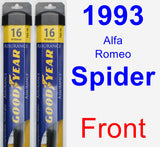 Front Wiper Blade Pack for 1993 Alfa Romeo Spider - Assurance