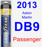 Passenger Wiper Blade for 2013 Aston Martin DB9 - Assurance