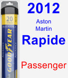 Passenger Wiper Blade for 2012 Aston Martin Rapide - Assurance