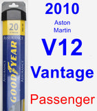 Passenger Wiper Blade for 2010 Aston Martin V12 Vantage - Assurance