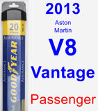 Passenger Wiper Blade for 2013 Aston Martin V8 Vantage - Assurance