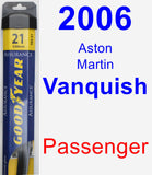 Passenger Wiper Blade for 2006 Aston Martin Vanquish - Assurance