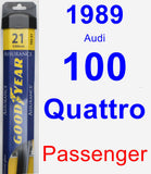 Passenger Wiper Blade for 1989 Audi 100 Quattro - Assurance