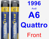 Front Wiper Blade Pack for 1996 Audi A6 Quattro - Assurance