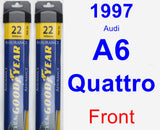 Front Wiper Blade Pack for 1997 Audi A6 Quattro - Assurance