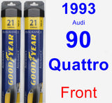 Front Wiper Blade Pack for 1993 Audi 90 Quattro - Assurance
