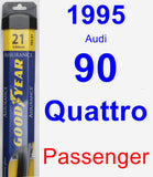 Passenger Wiper Blade for 1995 Audi 90 Quattro - Assurance