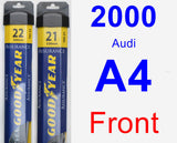 Front Wiper Blade Pack for 2000 Audi A4 - Assurance
