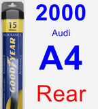 Rear Wiper Blade for 2000 Audi A4 - Assurance
