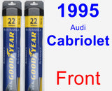 Front Wiper Blade Pack for 1995 Audi Cabriolet - Assurance