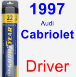 Driver Wiper Blade for 1997 Audi Cabriolet - Assurance
