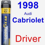 Driver Wiper Blade for 1998 Audi Cabriolet - Assurance