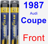 Front Wiper Blade Pack for 1987 Audi Coupe - Assurance