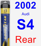 Rear Wiper Blade for 2002 Audi S4 - Assurance