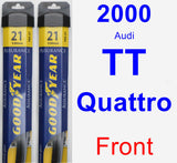 Front Wiper Blade Pack for 2000 Audi TT Quattro - Assurance