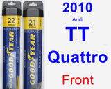 Front Wiper Blade Pack for 2010 Audi TT Quattro - Assurance
