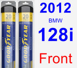Front Wiper Blade Pack for 2012 BMW 128i - Assurance